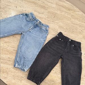 rag & bone Kids Light Blue and Black Jeans